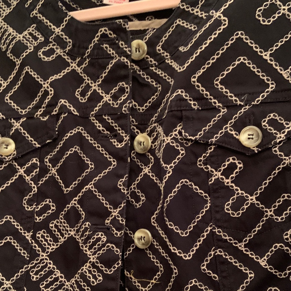 Ruby Rd. Black and White Women’s Blazer - Picture 3 of 5